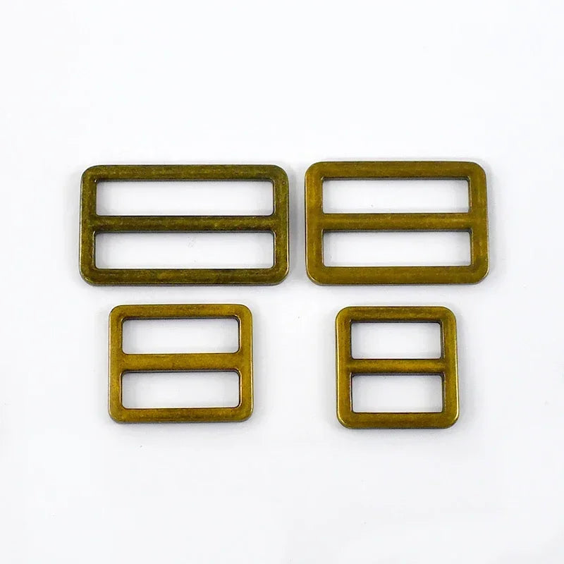5/10Pcs 20-50mm Metal Ring Buckles for Bag Strap Tri Glide Slider Clasp Webbing Dog Belt Adjuster Hooks DIY Hardware Accessories Quick Pick Grocers