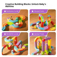 Electric Magnetic Track Set STEM Building Toy with Anti-Gravity Vehicles 100+ Pieces DIY Railway Model Creative Gift for Kids Quick Pick Grocers