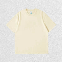 Pure White 260g Heavy T-shirt Men's Summer Pure Cotton Short-sleeved New Men's and Women's Streetwear Quick Pick Grocers