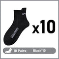 10/20Pairs High Quality Men's Socks Casual Breathable Cotton Man Run Sports Socks Spring Autumn Male Sox Gifts Plus Size 38-45 Quick Pick Grocers