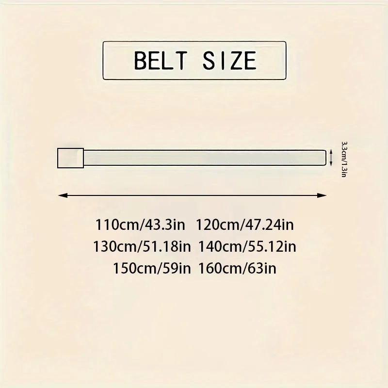 OYIFAN Fashion Men's Belt Men's Genuine Leather Belt Automatic Buckle Ratchet Belt Random Adjustment Quick Pick Grocers