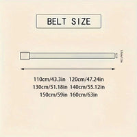OYIFAN Fashion Men's Belt Men's Genuine Leather Belt Automatic Buckle Ratchet Belt Random Adjustment Quick Pick Grocers