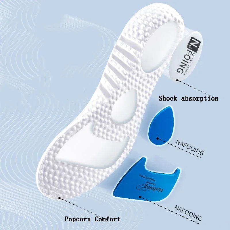 Soft-soled Sports Insoles for Men Shock-absorbing and Breathable in Summer Not Tiring To Stand for A Long Time Quick Pick Grocers