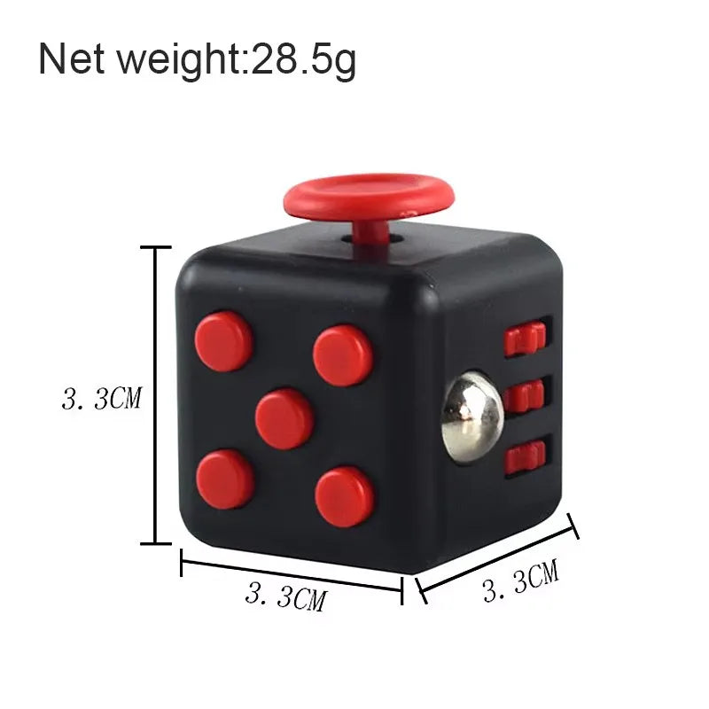 Fidget Cube Antistress Hand Spinner Decompression Toy for Autism ADHD Anxiety Sensory Toys for Kids Adults Stress Relief Toys Quick Pick Grocers