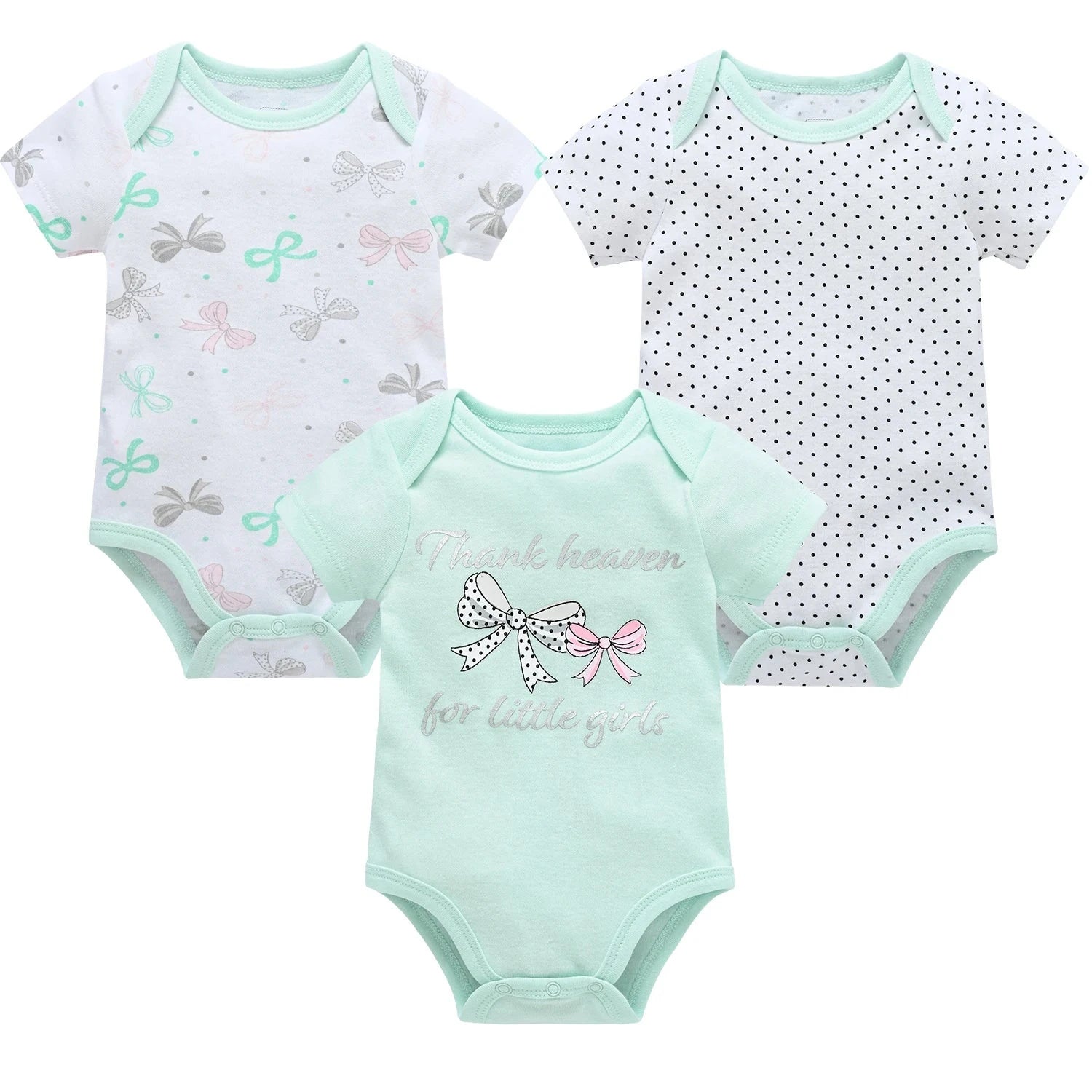 3/6 pcs a lot Baby Girls Clothes  pour nouveaux Cotton Short Sleeve Girl Bodysuit 0-12 Months Newborn Boys Clothing Toddler Econic Blanks