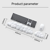 Mouse pad with wrist rest keyboard cloud anti-slip desktop office gamer mouse wrist rest Ergonomic keyboard mouse pad wrist rest Quick Pick Grocers