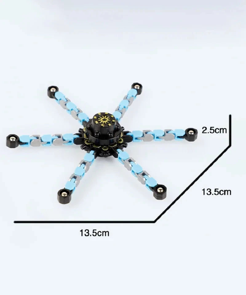 Deformed Fidget Spinner Chain Toys For Children Antistress Hand Spinner Vent Toys Adult Stress Relief Fidget Sensory Gyro Gift Econic Blanks