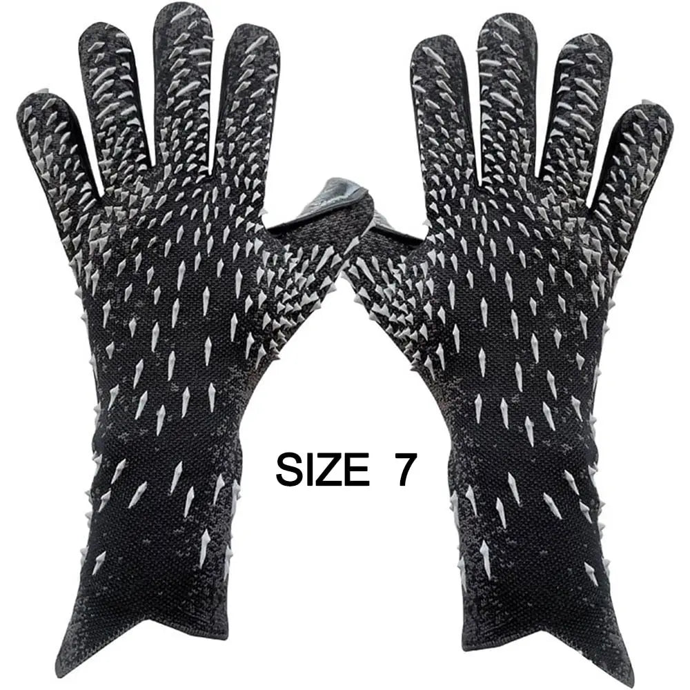 Goalkeeper Gloves Strong Grip for Soccer Goalie Goalkeeper Gloves with Size 6/7/8/9/10 Football Gloves for Kids Youth and Adult Quick Pick Grocers