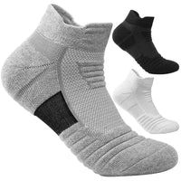 3 Pairs Breathable Mesh Athletic Terry Socks Cushioned Moisture-managing and Durable Reduces Foot for Running Hiking & Sports Quick Pick Grocers
