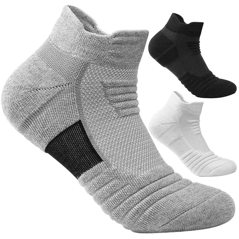 3 Pairs Breathable Mesh Athletic Terry Socks Cushioned Moisture-managing and Durable Reduces Foot for Running Hiking & Sports Quick Pick Grocers