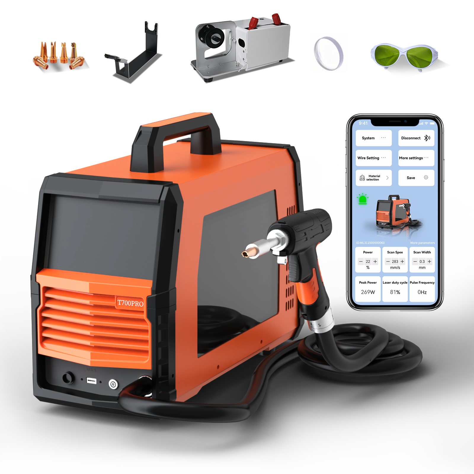 T700pro Handheld Fiber Laser Welder