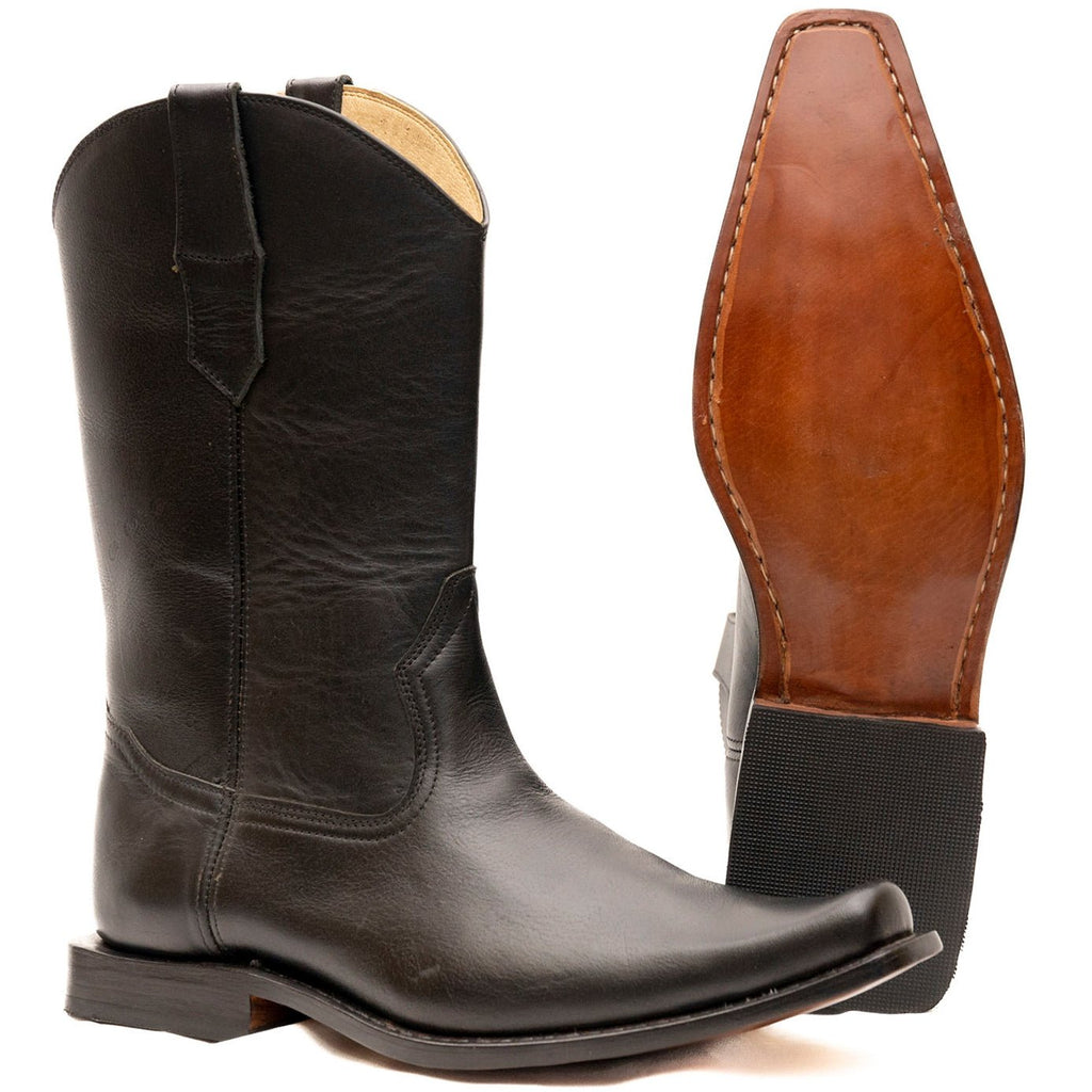 Chain Stitched Cowboy Boots Atitlan Leather