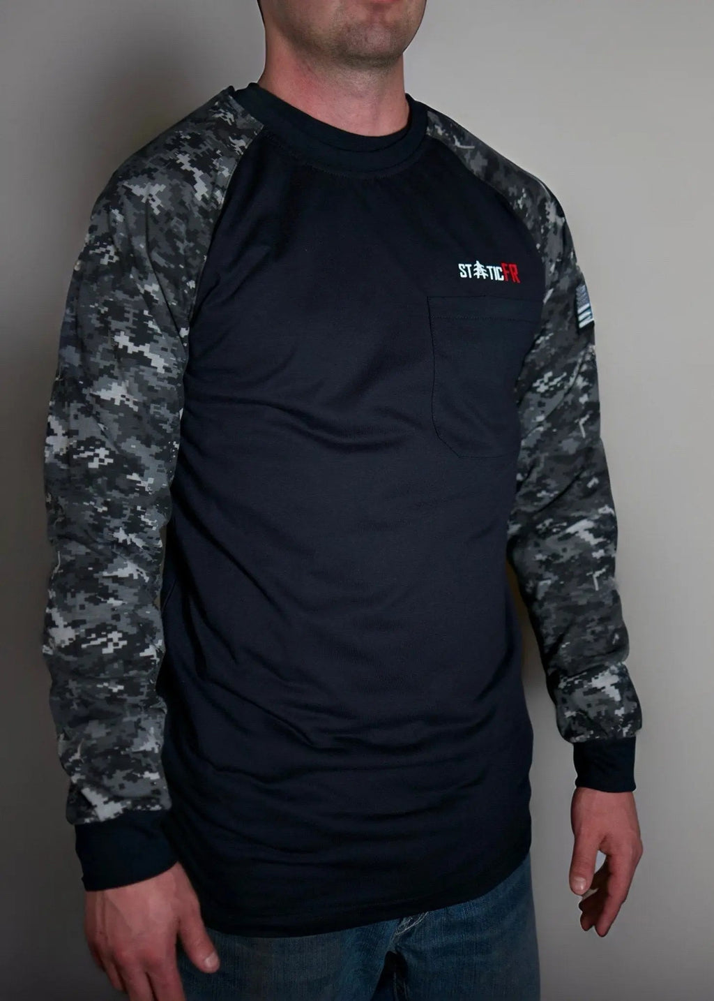 FR Digital Camo - Black/Gray Static FR