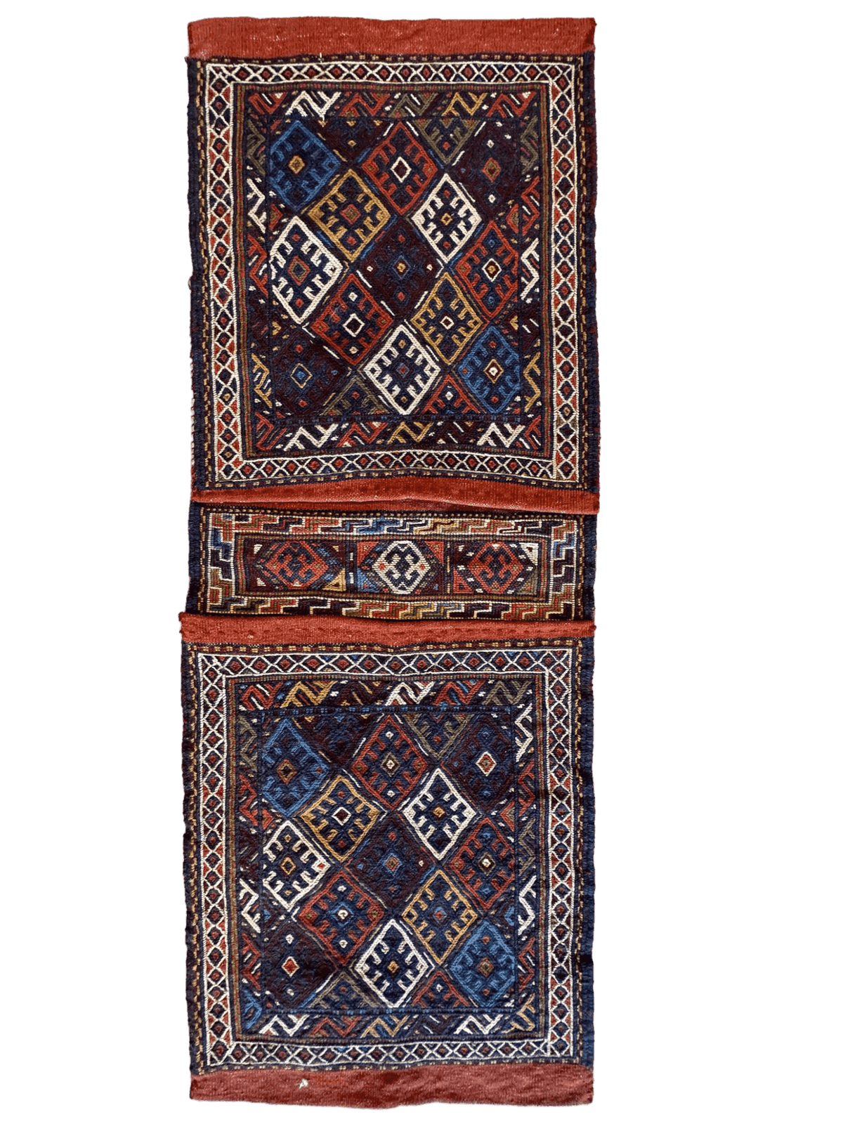 Exquisite Persian Qashqai Nomadic Vintage Khorjin ‘Saddle bag’