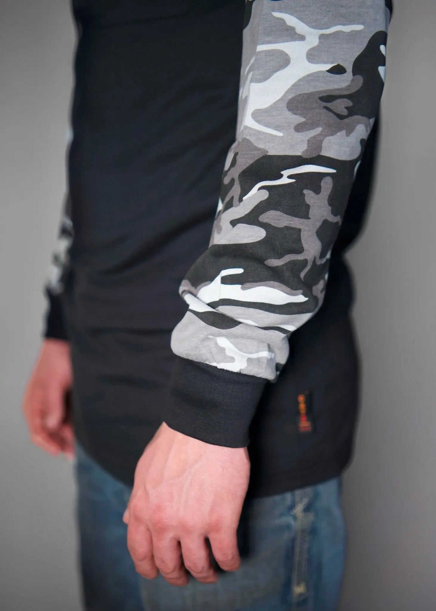 FR Camo Shirt - Black/Gray Static FR