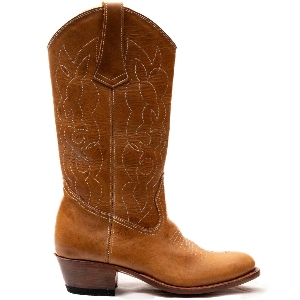 Custom Round Toe Cowgirl Boots Atitlan Leather