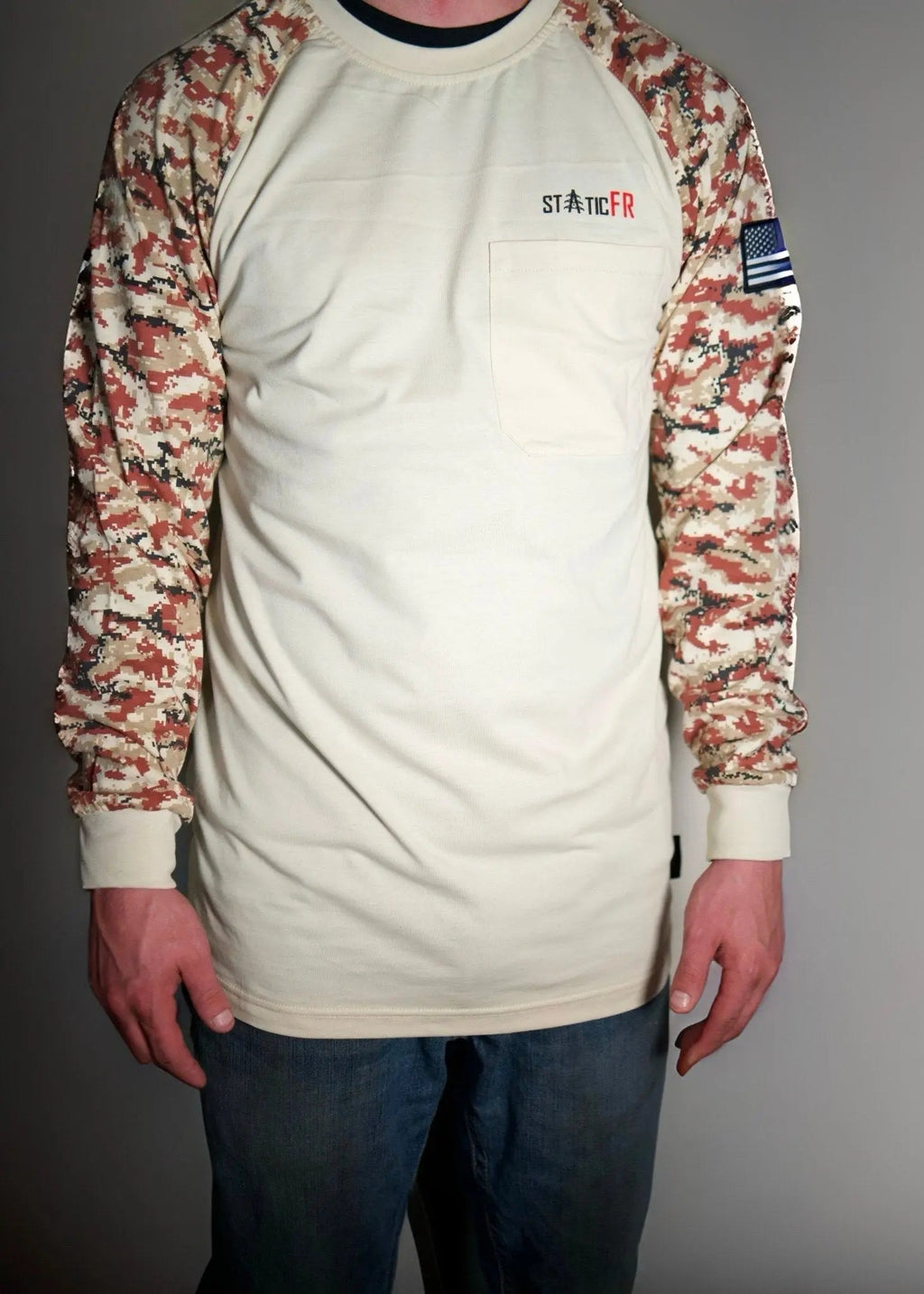 FR Digital Camo - Tan/Black Static FR