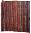 UNIQUE Antique Square Azerbijani Shahsavan Jajim Rug 6’4” x 6’8”