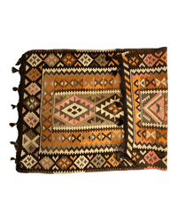 Vintage Persian Tribal Qashqai Kilim Rug 3’ x 5’